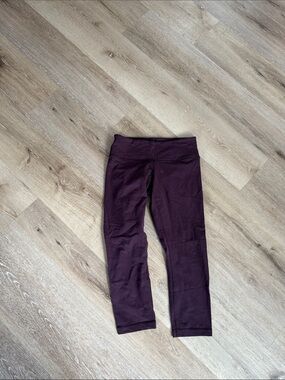 lululemon athletica Cropped Leggings - Plum